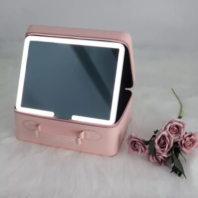 Multifunctional Table Make Up Bag with LED Light Mirror
