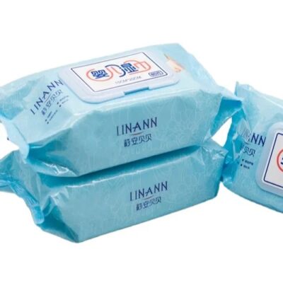 Natural Fabric Biodegradable Baby Wet Tissue Wipes